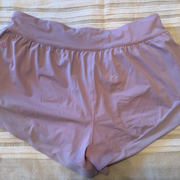 Lululemon Swift Running Shorts | Lined | Lavender | Size 8 | Nearly New - Picture 4 of 5